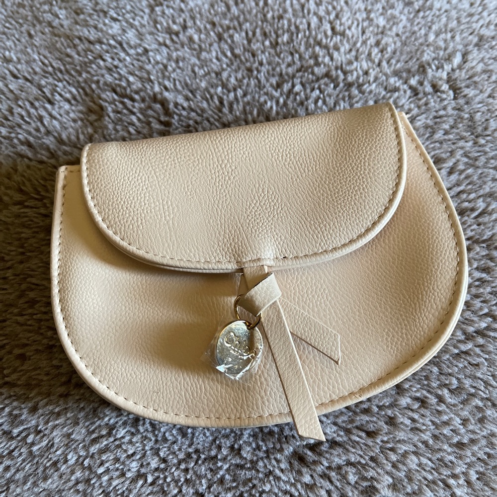 CHLOE pink travel cosmetic clutch purse